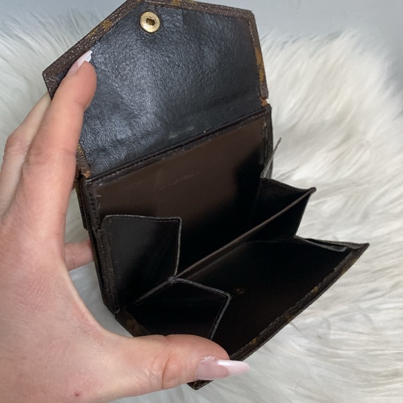 Pre date code authentic Louis Vuitton Elise wallet - extreme wear - Picture 11 of 17